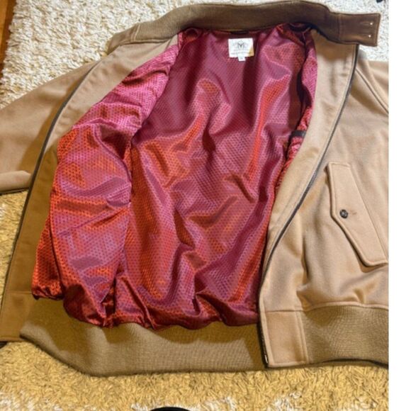 Maus & Hoffman XL Loro Piana Wool Barracuda Jacket Camel Old Money - Picture 12 of 16